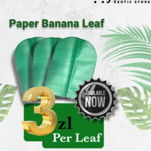 Paper Banana Leaf for sadhya (Pack of 3)